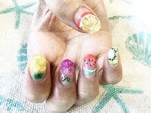 ネイルミュージアム(Nail Museum)/【夏】プックリフルーツネイル