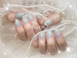 ぷっくりフラワーネイル