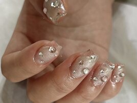 クリアフレンチにキラキラ☆
