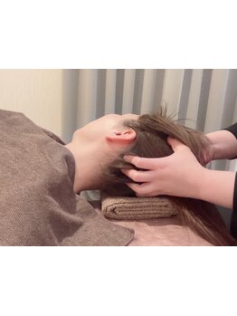 ヘッドスパで癒されたい