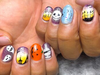 Happy halloween nails☆