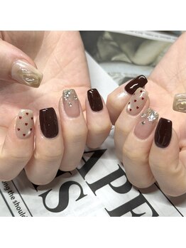 シュリ バイ ハオ(shuril by hao)/バレンタインネイル