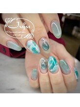 ジュジュ(Juju)/推しカラー天然石ネイル