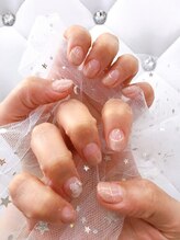 ビューティーアンドライフ オリビア(Beauty&Life Olivia)/たらしこみお花ネイル