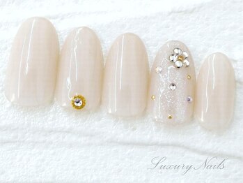 ラグジュアリーネイルズ カワグチ(Luxury Nails Kawaguchi)/平日限定☆モテ可愛デザイン