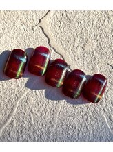 イヴィネイル(evie nail)/magnet plaid