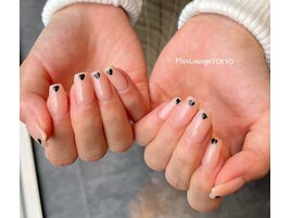 ちゅるんワンカラー黒ホロハート