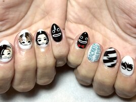 ライブネイル　バンドネイル