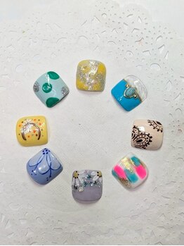 チュア(CHUA)の写真/全フットネイルメニューにウォーターケア込！さらにオプションで付けられる角質ケアも大人気◎