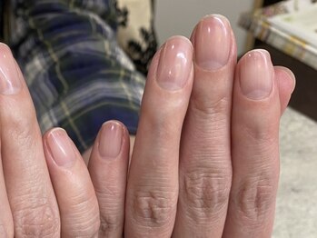 シエルブルー Ciel-bleuの写真/≪ささくれ・乾燥・折れやすい・2枚爪などの爪悩み≫はシエル・ブルーにお任せ♪ジェル無しで驚きの輝き★