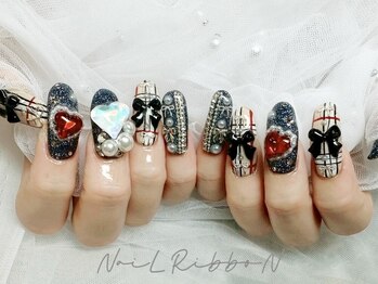 アイラッシュ アンド ネイル リボン 池袋店(RibboN)の写真/韓国ネイル/ワンホン/ゴテパーツネイルが得意♪初回＆１ヶ月以内当店付替オフ無料♪90分持ち込み￥5990