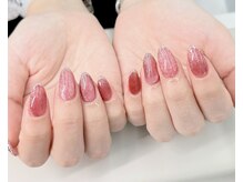 フォフォネイル 自由が丘(Fofo nail)/【ボルドーマグネットネイル】