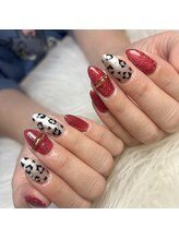 ヒョウ柄ネイル