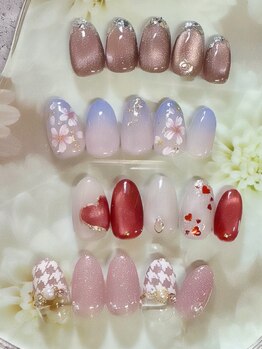 モアネイル(more nail)/3.4月.定額デザイン¥8800コース