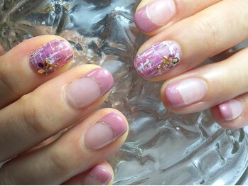 ネイル サロン コービーズ(nail salon COBES)/秋のナチュラルツイード☆