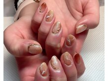 アイラッシュアンドネイル ブルーミン(Bloomin)/大理石ネイル