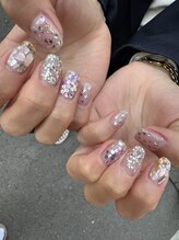 エムエイチネイル(MH_Nail)/ハート/ホロ/シェル