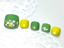 ネイルサロンアンドスクール シーグリーン(SEAGREEN)/SUMMER PEDICURE 2024