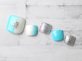 キャンアイドレッシー ヨコハマ元町店(Can I Dressy)/ニュアンス/フットネイル