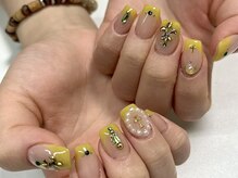 シピ ネイル(Chipi Nail)/エスニックイエローフレンチ