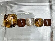 ナネア カラー(nanea color)/べっ甲フットネイル11500円