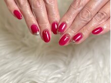 ベルフィオーレ 拝島店(bel fiore)/定額　シルバーラメフレンチ