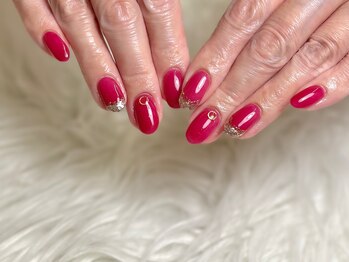 ベルフィオーレ 拝島店(bel fiore)/定額 シルバーラメフレンチ