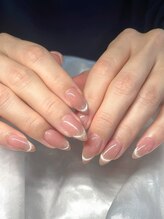 アンダールネイル(andar nail)/マグネットフレンチ　momoka