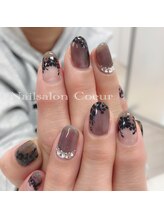 ネイルサロン クール(Nailsalon Coeur)/フラワー フレンチ