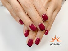 トヨネイル(TOYO NAIL)/ボルドー×スキニーライン☆