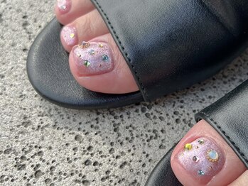 ファンクションネイルズ 表参道 原宿(FUNCTION NAILS)/フット/ストーンネイル