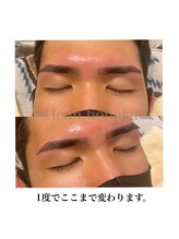 ルアン 表参道店/メンズ美眉毛スタイリング