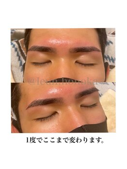 ルアン 表参道店/メンズ美眉毛スタイリング