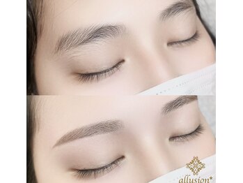 アリュージョン 奈良大和西大寺店/眉毛.アイブロウ眉wax眉デザイン