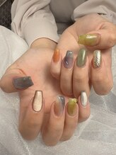 プルメリア(Plumeria)/持ち込み 全指アート