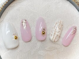 控えめツィードネイル