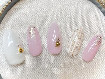 ビューティー マイラ(beauty MyRA)/控えめツィードネイル