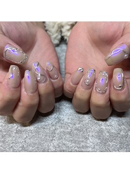 オーロラネイル♪パール♪