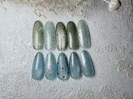 コーラルオレンジ　ドット　星