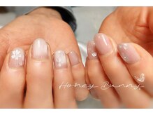 ハニーバニー(HoneyBunny)/マグネットの桜ネイル