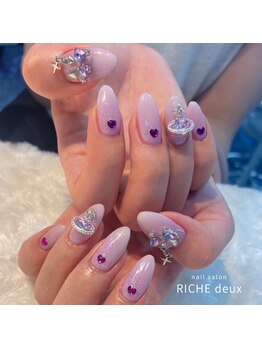 リッシュ ドゥ(RICHE deux)/マグ×パープル×大きめパーツ