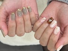 ウリネイル(uri nail)/ちぐはぐネイル