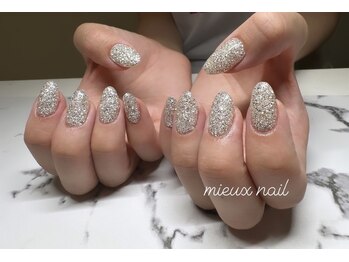 ミュー ネイル(mieux nail)/純銀ラメネイル