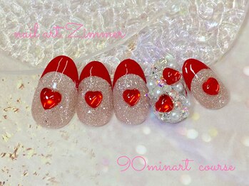 ネイルアート ジマー/90minart/パラジェル/韓国ネイル