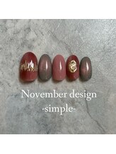 エトワールネイル 高崎筑縄町店(Etoile nail)/24年11月シンプルハンド定額