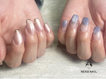 ネコ ネイル(NEKO NAIL)/アシメネイル