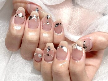 モカ 心斎橋(moca by Lee)/【Aina】大人綺麗めネイル