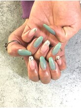 プライズアイリス アイラッシュ 池袋東口店(prize Iris eyelash)/ミントカラーネイル