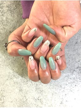 プライズアイリス アイラッシュ 池袋東口店(prize Iris eyelash)/ミントカラーネイル