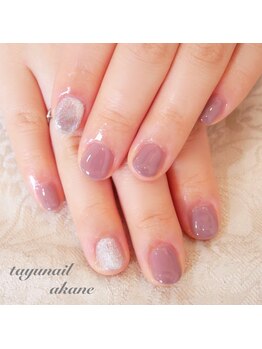 たゆ ネイル(たゆnail)/くすみカラーネイル